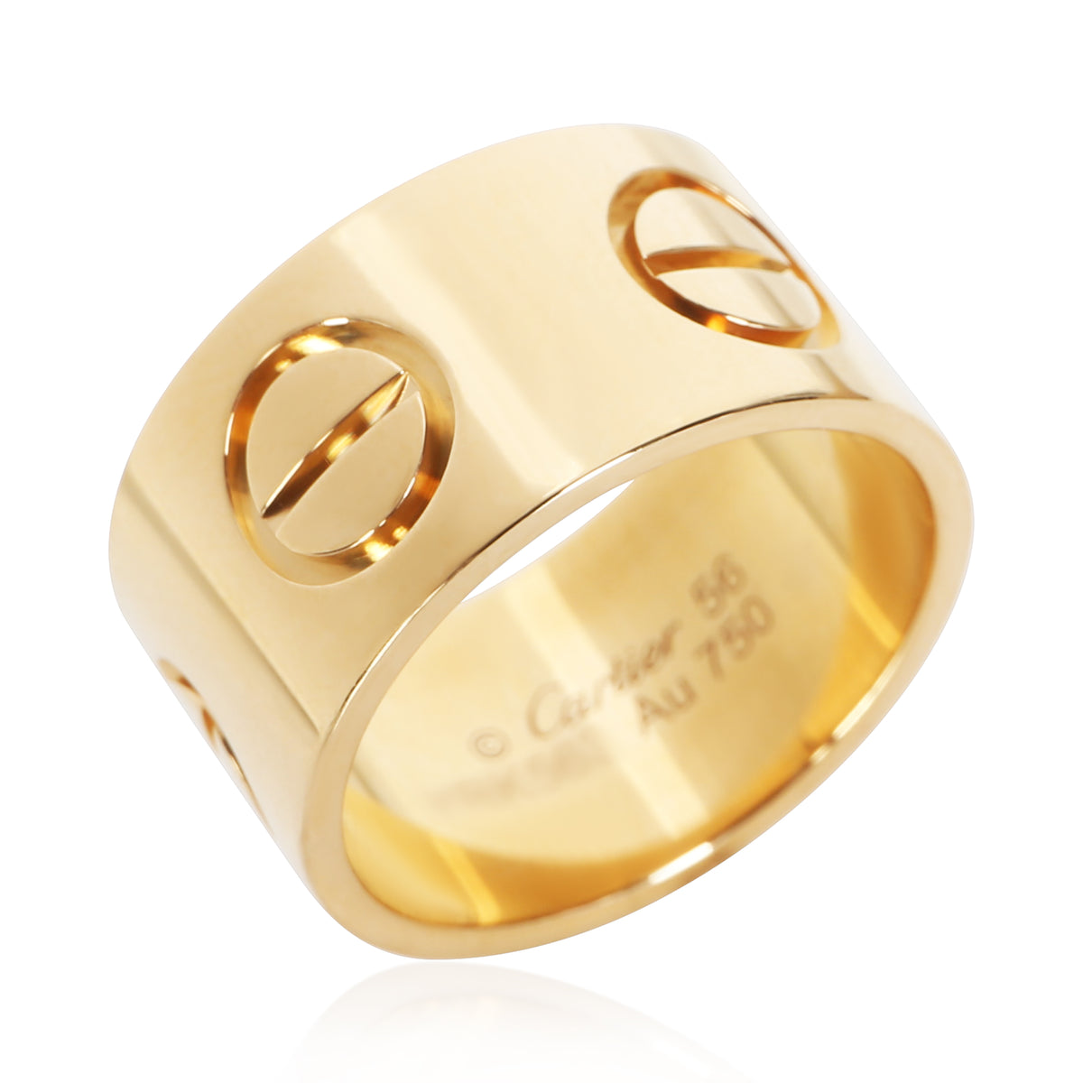 Cartier Yellow Gold Wide Love Ring 4