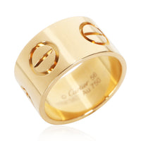 Cartier Yellow Gold Wide Love Ring 4