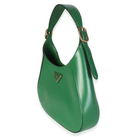 Prada Green Box Calf Shoulder Bag Handbag 2