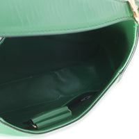Prada Green Box Calf Shoulder Bag Handbag 8