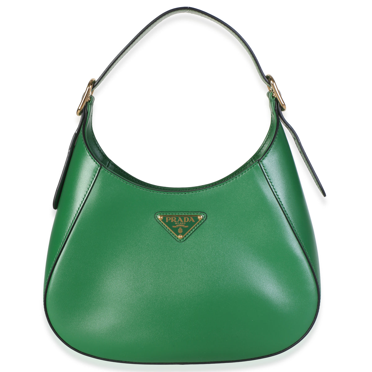 Prada Green Box Calf Shoulder Bag Handbag id