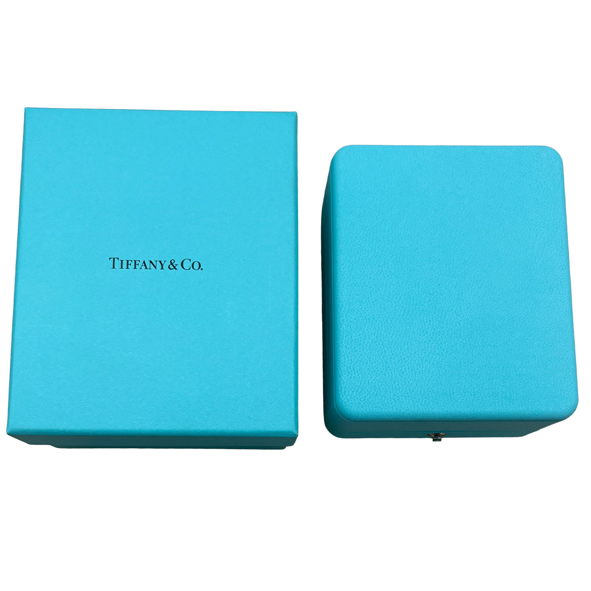 Tiffany & Co. Yellow Gold Diamond Large Model Double Link HardWear Pendant box