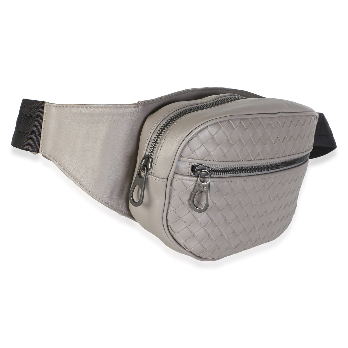 Bottega Veneta Grey Intrecciato Nappa Belt Bag Handbag 3