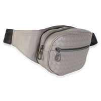 Bottega Veneta Grey Intrecciato Nappa Belt Bag Handbag 3