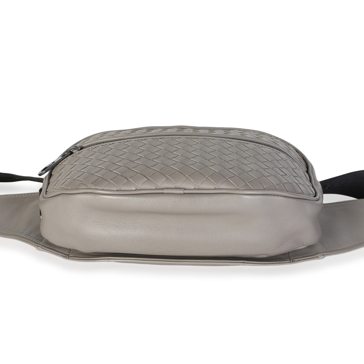 Bottega Veneta Grey Intrecciato Nappa Belt Bag Handbag 5