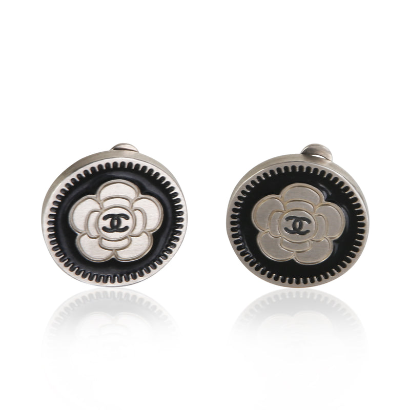 Chanel 2006 Camelia Earrings fv