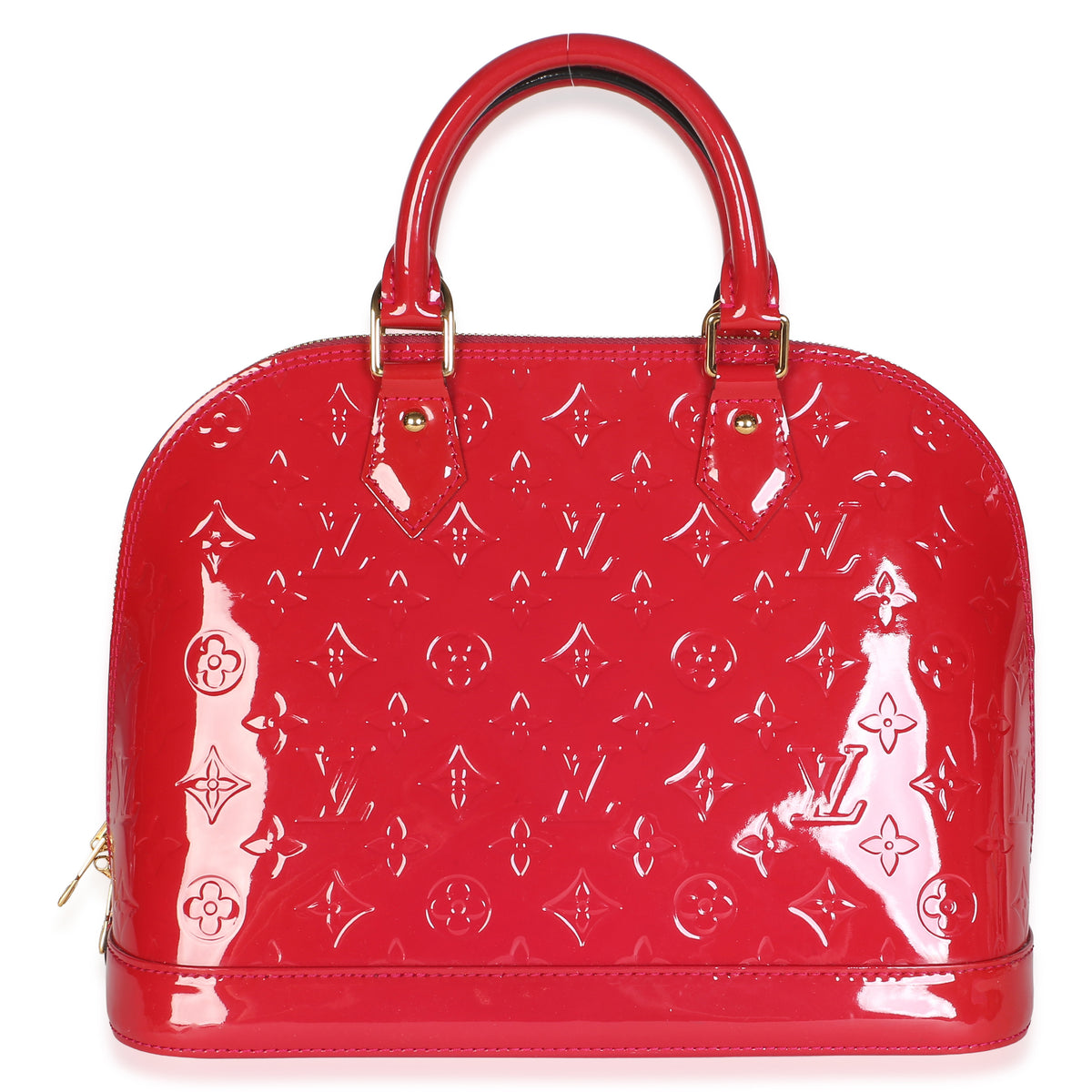 Louis Vuitton Pomme D'Amour Monogram Vernis Alma PM Handbag 4