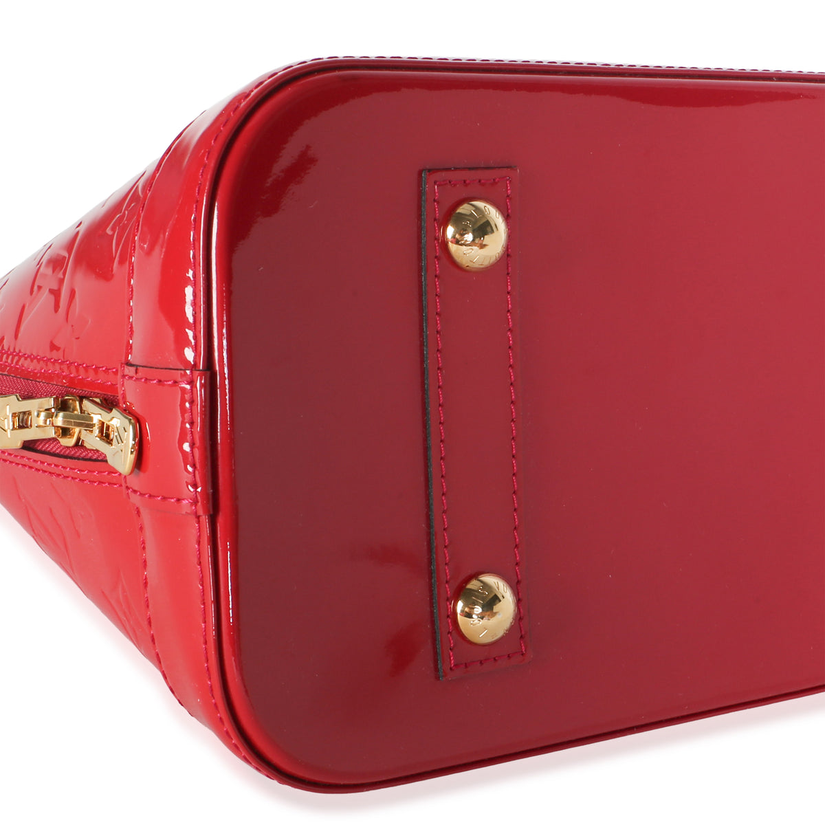 Louis Vuitton Pomme D'Amour Monogram Vernis Alma PM Handbag 7