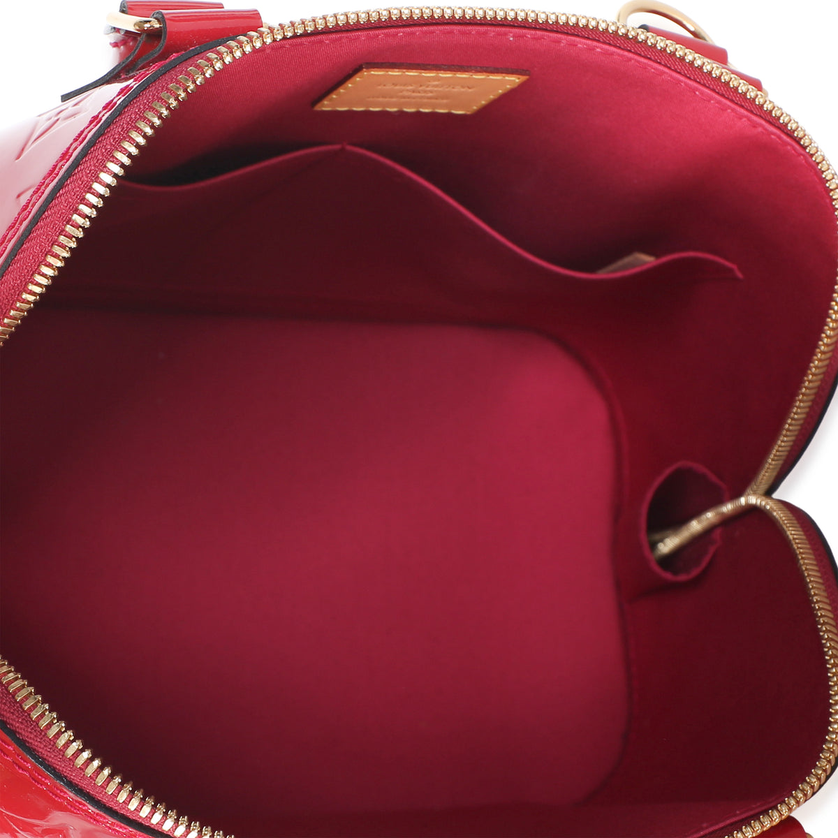Louis Vuitton Pomme D'Amour Monogram Vernis Alma PM Handbag 8