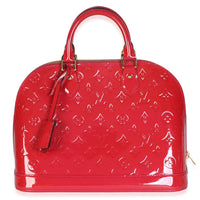 Louis Vuitton Pomme D'Amour Monogram Vernis Alma PM Handbag fv