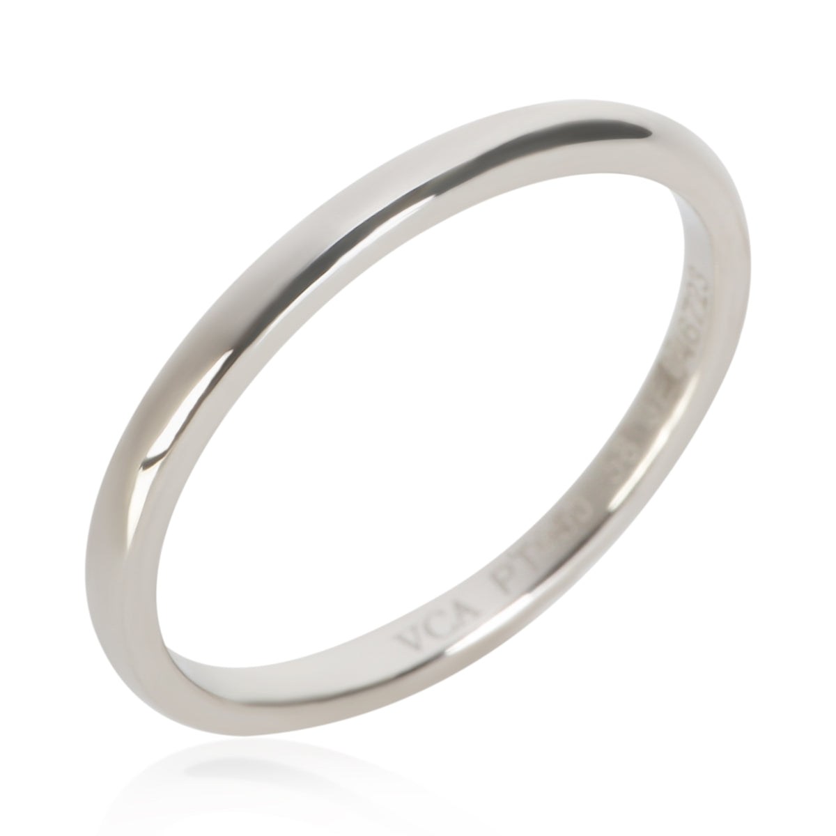Van Cleef & Arpels Platinum Tendrement 2mm Band 4