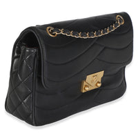 Chanel Black Chevron Lambskin Medium Paris Seoul Pagoda Flap Bag Handbag 3
