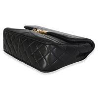 Chanel Black Chevron Lambskin Medium Paris Seoul Pagoda Flap Bag Handbag 6