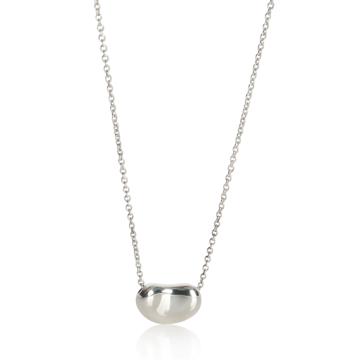 Tiffany & Co. Sterling Silver Elsa Peretti Bean Pendant fv