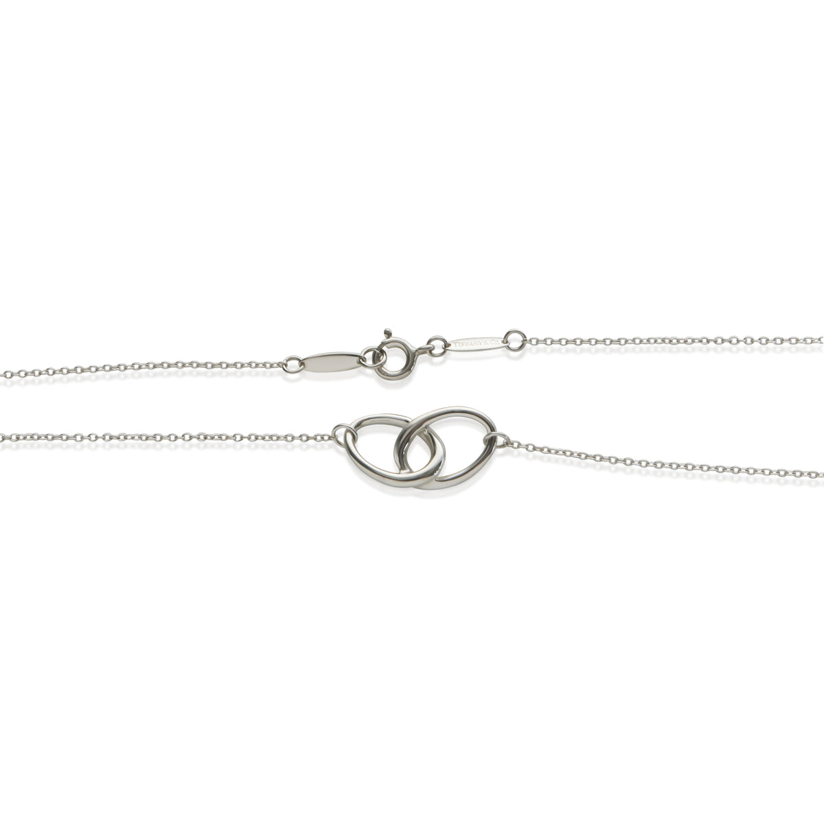 Tiffany & Co. Sterling Silver Double Loop Pendant 2