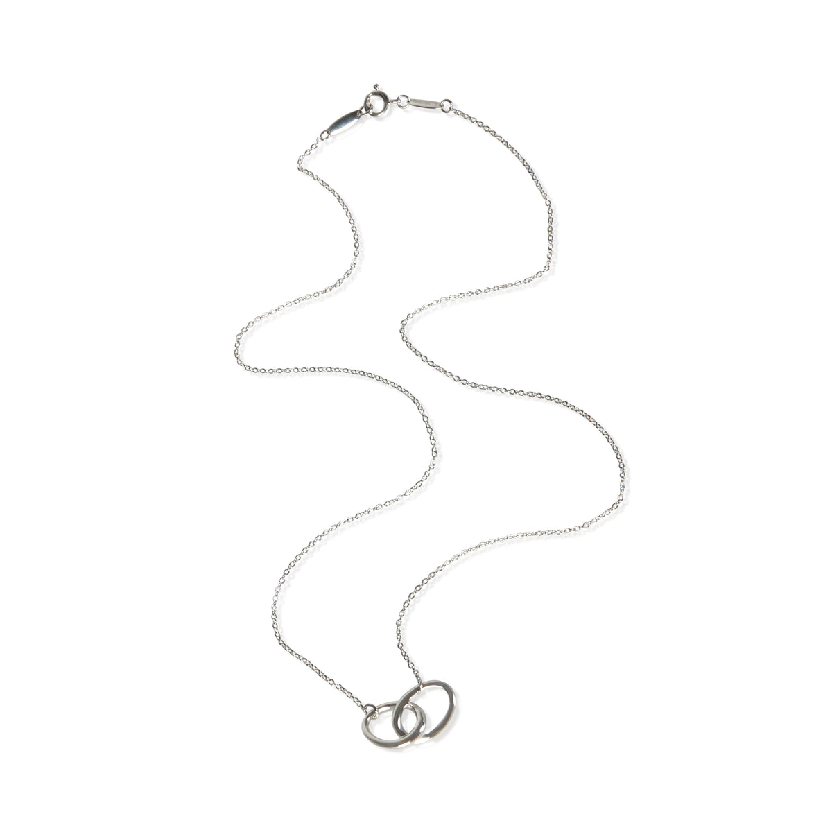 Tiffany & Co. Sterling Silver Double Loop Pendant 3