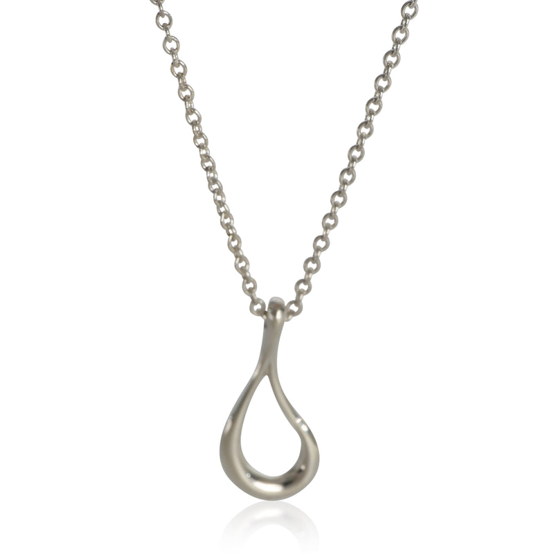 Tiffany & Co. Sterling Silver Elsa Peretti Open Teardrop Pendant