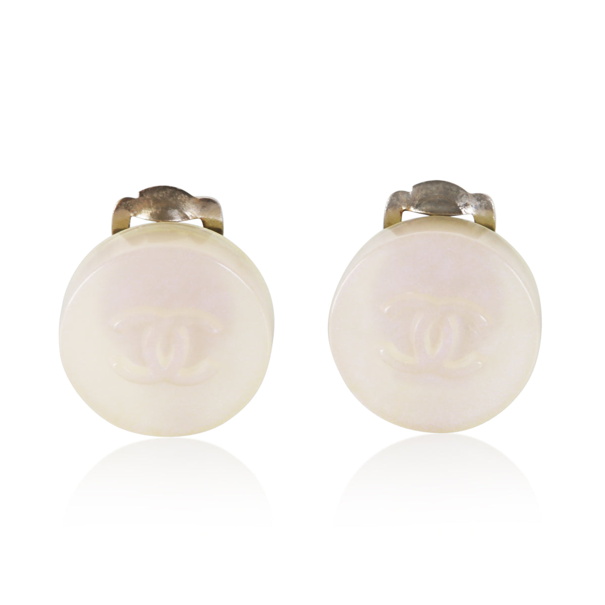 Chanel 2000 Resin CC Earrings fv