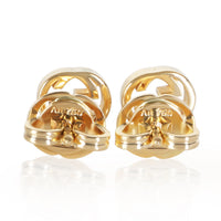 Gucci Yellow Gold Interlocking Earrings 3