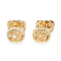 Gucci Yellow Gold Interlocking Earrings fv