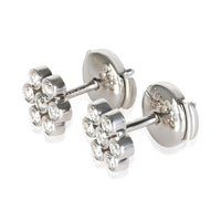 Tiffany & Co. Platinum Diamond Cluster Earrings 2
