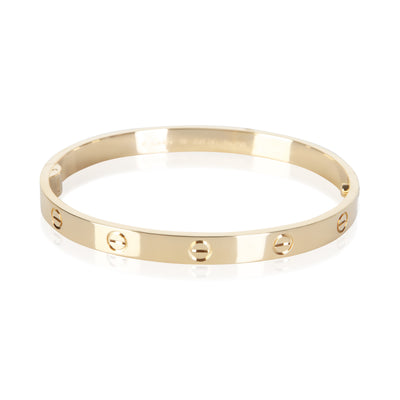 Cartier Yellow Gold Single Screw Love Bracelet fv
