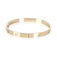 Cartier Yellow Gold Single Screw Love Bracelet fv