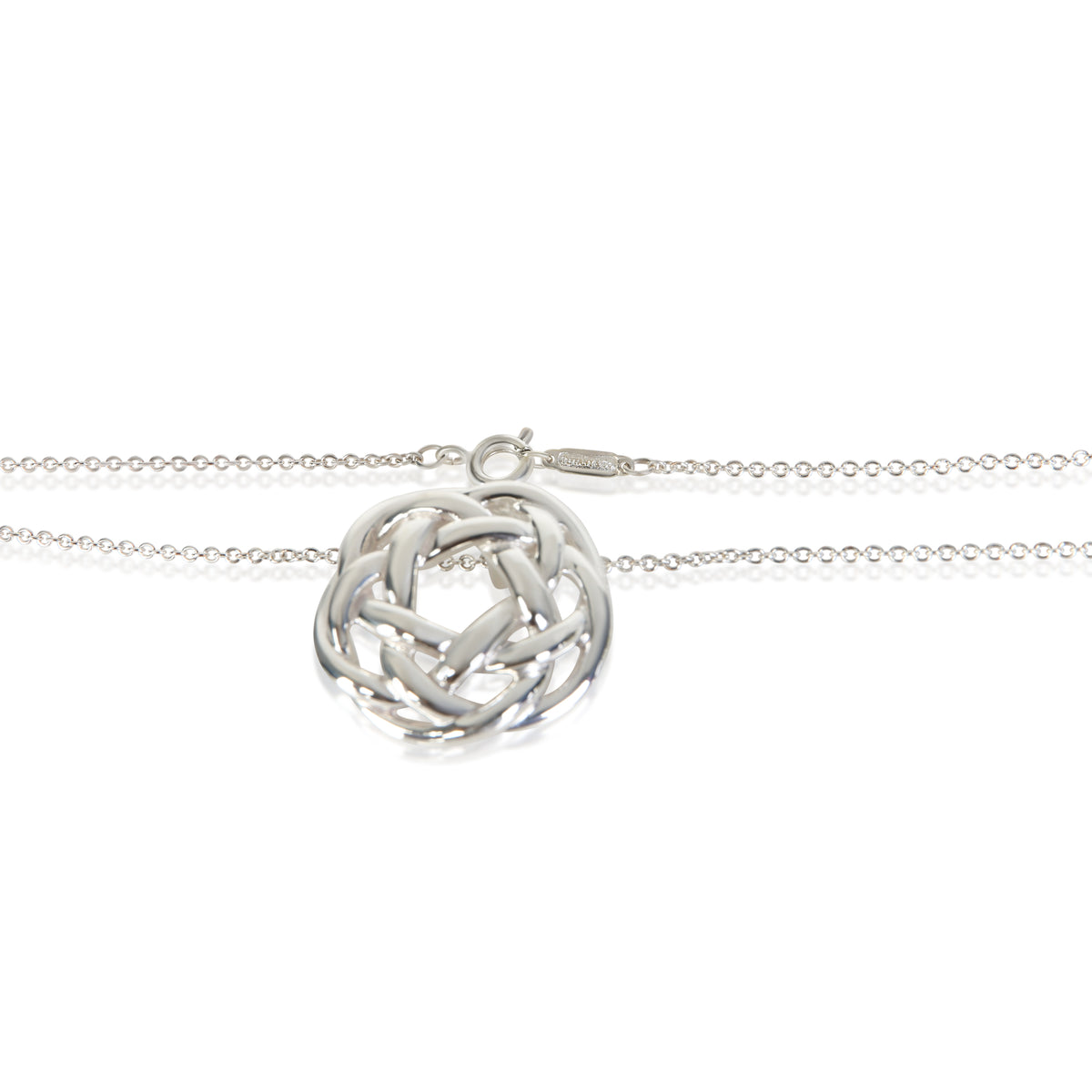 Tiffany & Co. Sterling Silver Celtic Knot Pendant 2