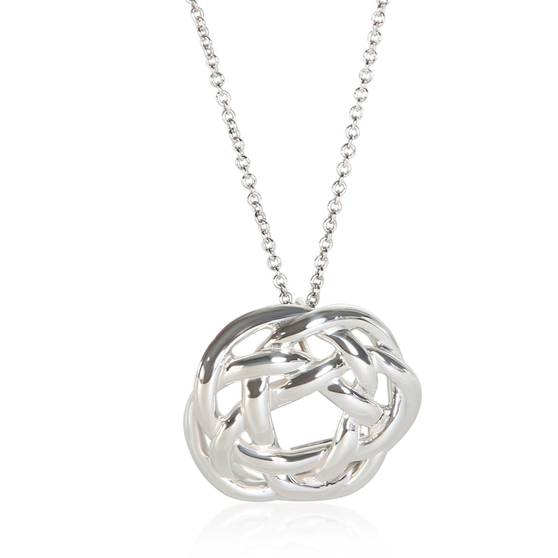 Tiffany & Co. Sterling Silver Celtic Knot Pendant fv