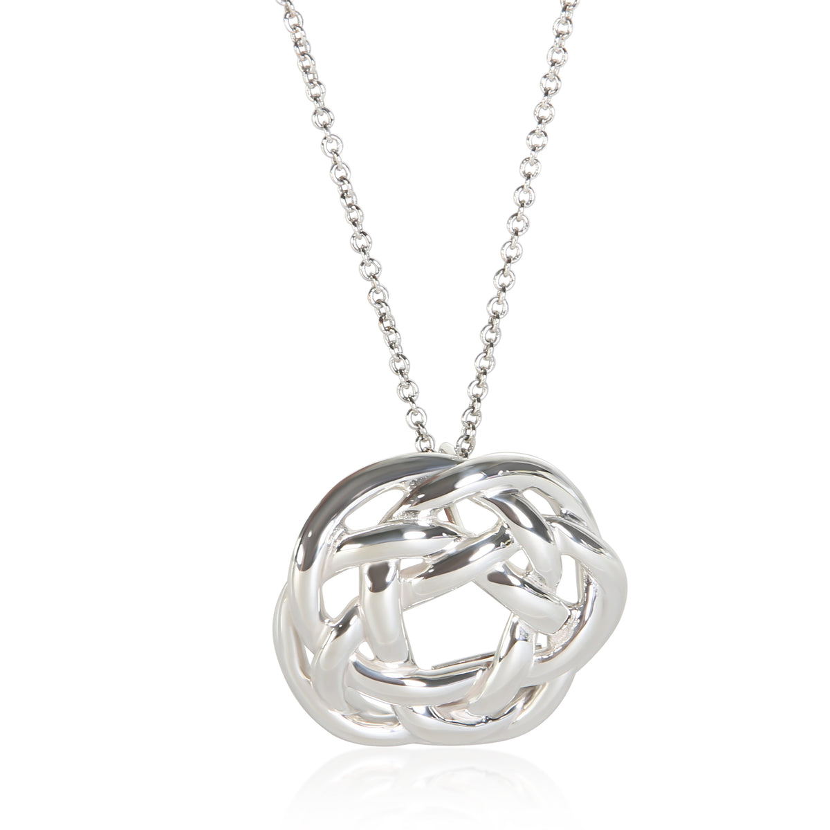 Tiffany & Co. Sterling Silver Celtic Knot Pendant fv