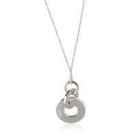 Tiffany & Co. Sterling Silver 1837 Triple Circle Drop Pendant fv