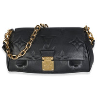 Louis Vuitton Black Giant Monogram Empreinte Favorite NM Handbag 3
