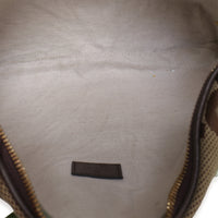 Gucci Brown Jumbo GG Canvas Textured Dollar Calfskin Web Belt Bag Handbag 8