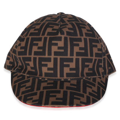 Fendi Tobacco Red FF Reloaded Canvas Baseball Hat id