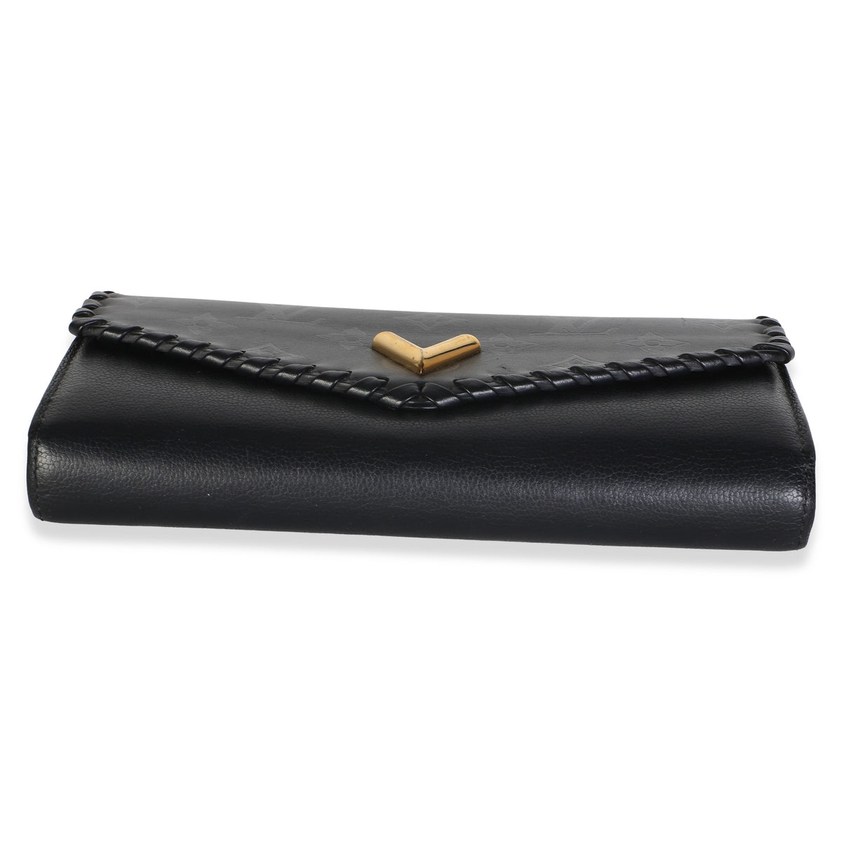 Louis Vuitton Black Monogram Cuir Plume Very Wallet Wallet 5