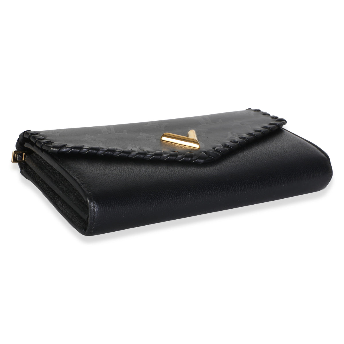 Louis Vuitton Black Monogram Cuir Plume Very Wallet Wallet 7