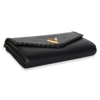 Louis Vuitton Black Monogram Cuir Plume Very Wallet Wallet 7