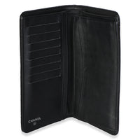 Chanel Black Quilted Patent CC Yen Wallet Wallet 8