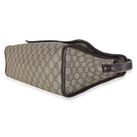 Gucci Beige GG Plus Monogram Canvas Large Flap Messenger Bag Handbag 6