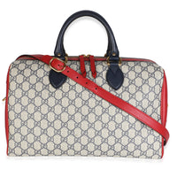 Gucci Beige GG Supreme Canvas Medium Boston Bag Handbag id