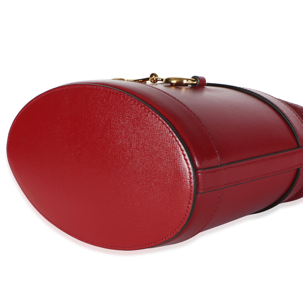 Gucci Red Calfskin Horsebit 1955 Drawstring Bucket Bag Handbag 5