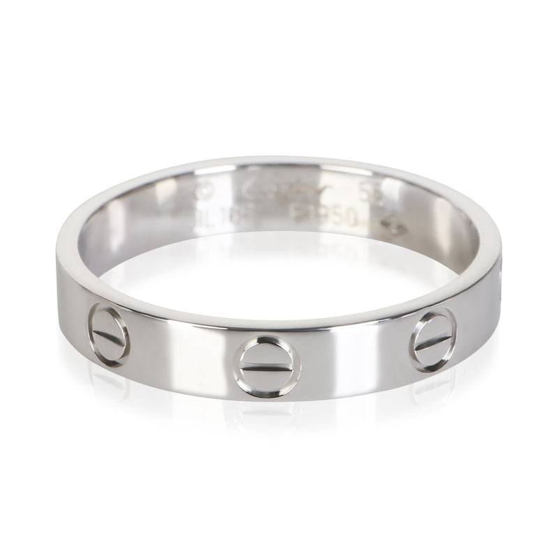 Cartier Platinum Small Model Love Ring fv