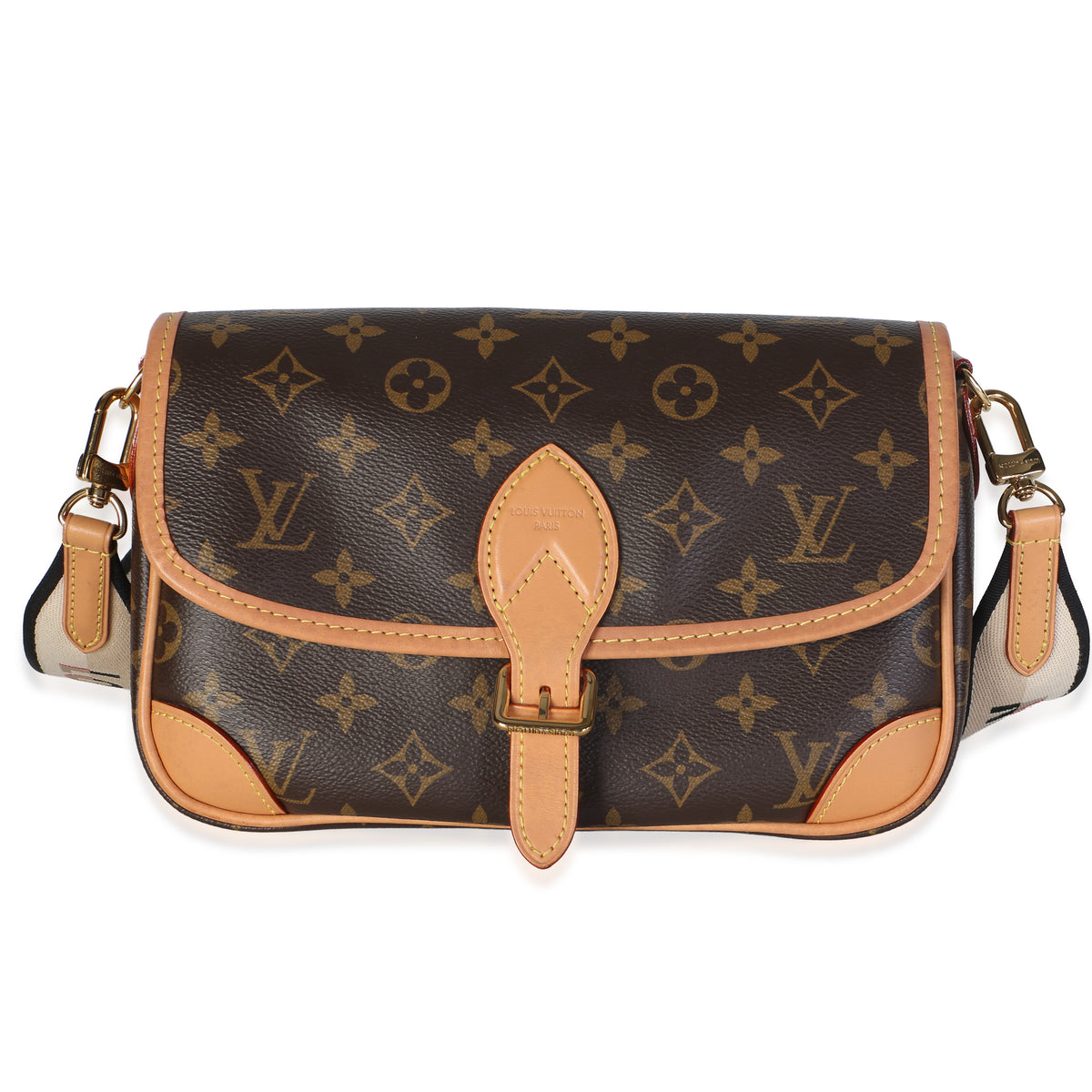 Louis Vuitton Black Monogram Canvas Diane PM Handbag id