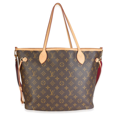 Louis Vuitton Pondichery Monogram Canvas Neverfull Bandouliere Inside Out MM Handbag id