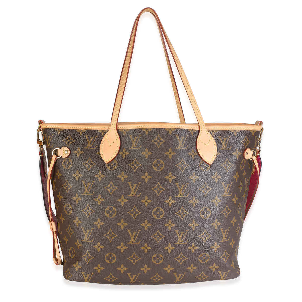 Louis Vuitton Pondichery Monogram Canvas Neverfull Bandouliere Inside Out MM Handbag id