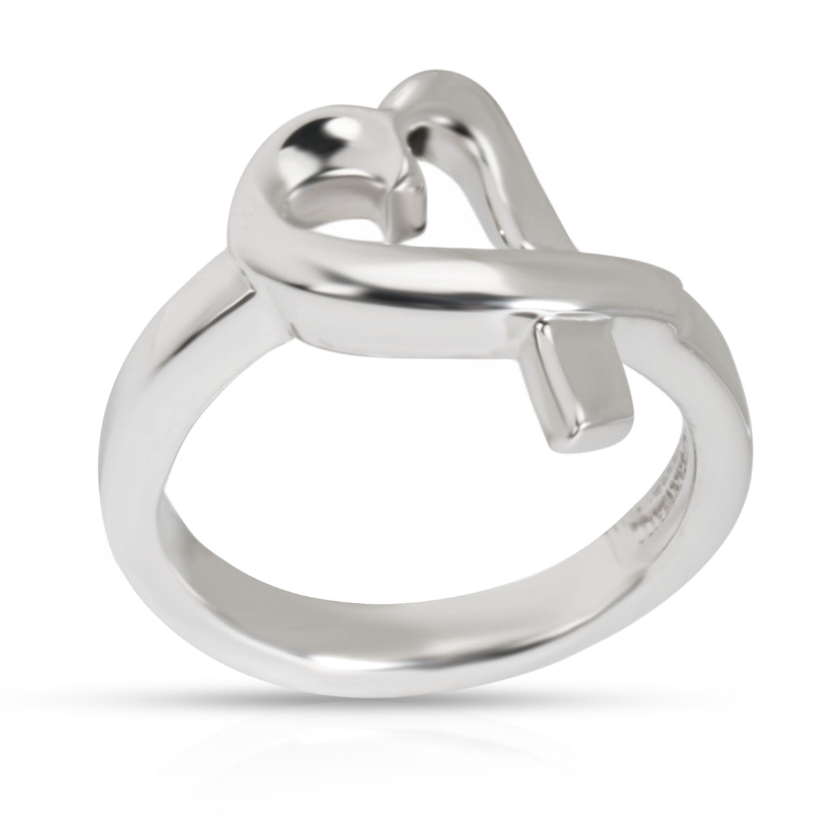 Tiffany & Co. Sterling Silver Paloma Picasso Loving Heart Ring 3