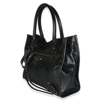 Balenciaga Black Arena Lambskin Mini Le City Tote Bag Handbag 2