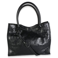 Balenciaga Black Arena Lambskin Mini Le City Tote Bag Handbag 4