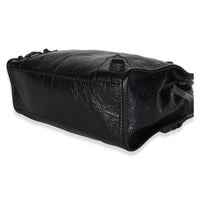 Balenciaga Black Arena Lambskin Mini Le City Tote Bag Handbag 6