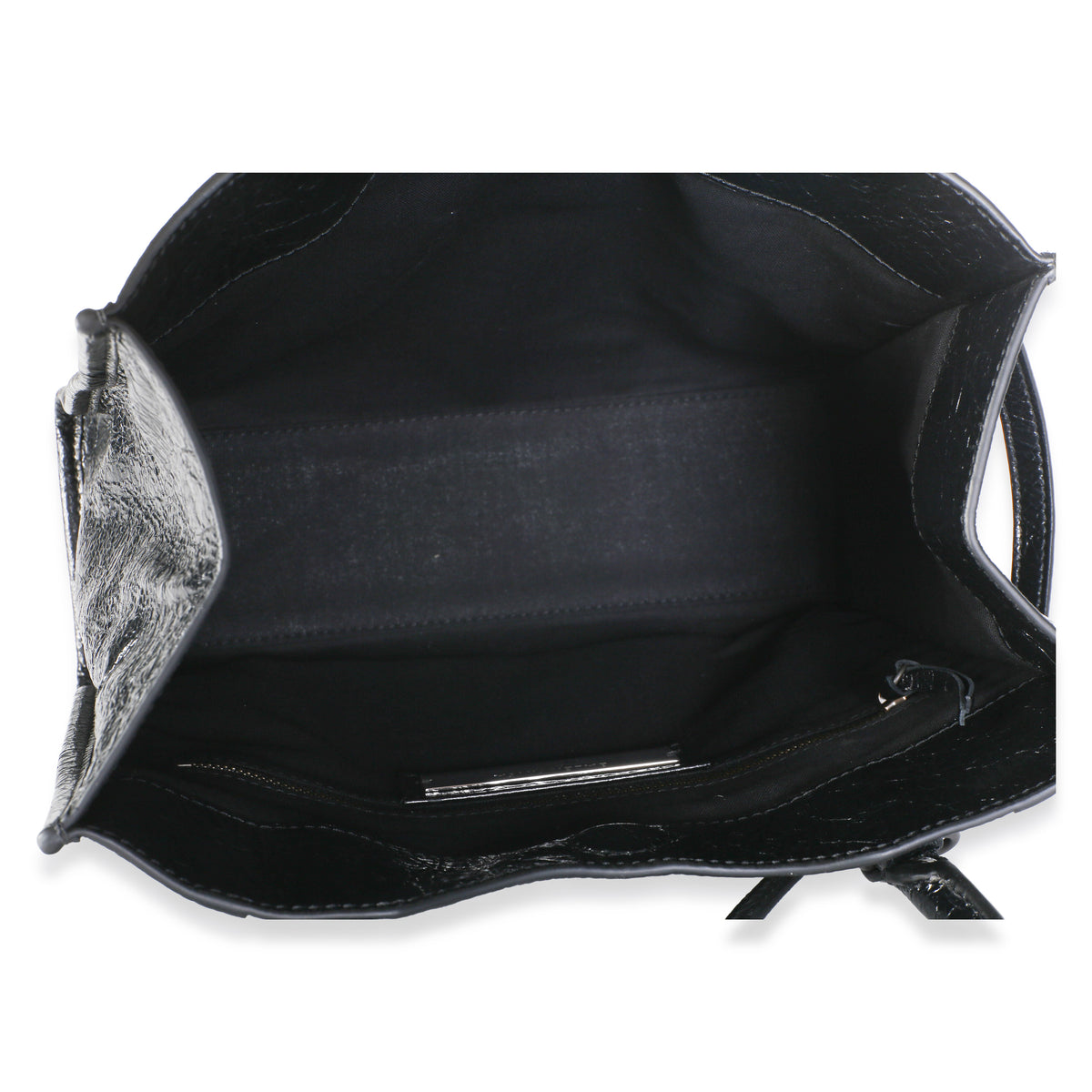 Balenciaga Black Arena Lambskin Mini Le City Tote Bag Handbag 8